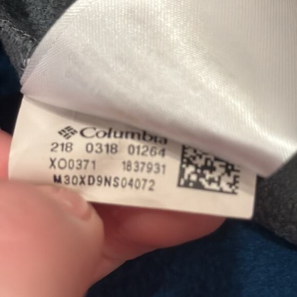 Columbia Men's Quarter Zip Fleece Pullover Teal Gray Size XXL - Picture 7 of 7